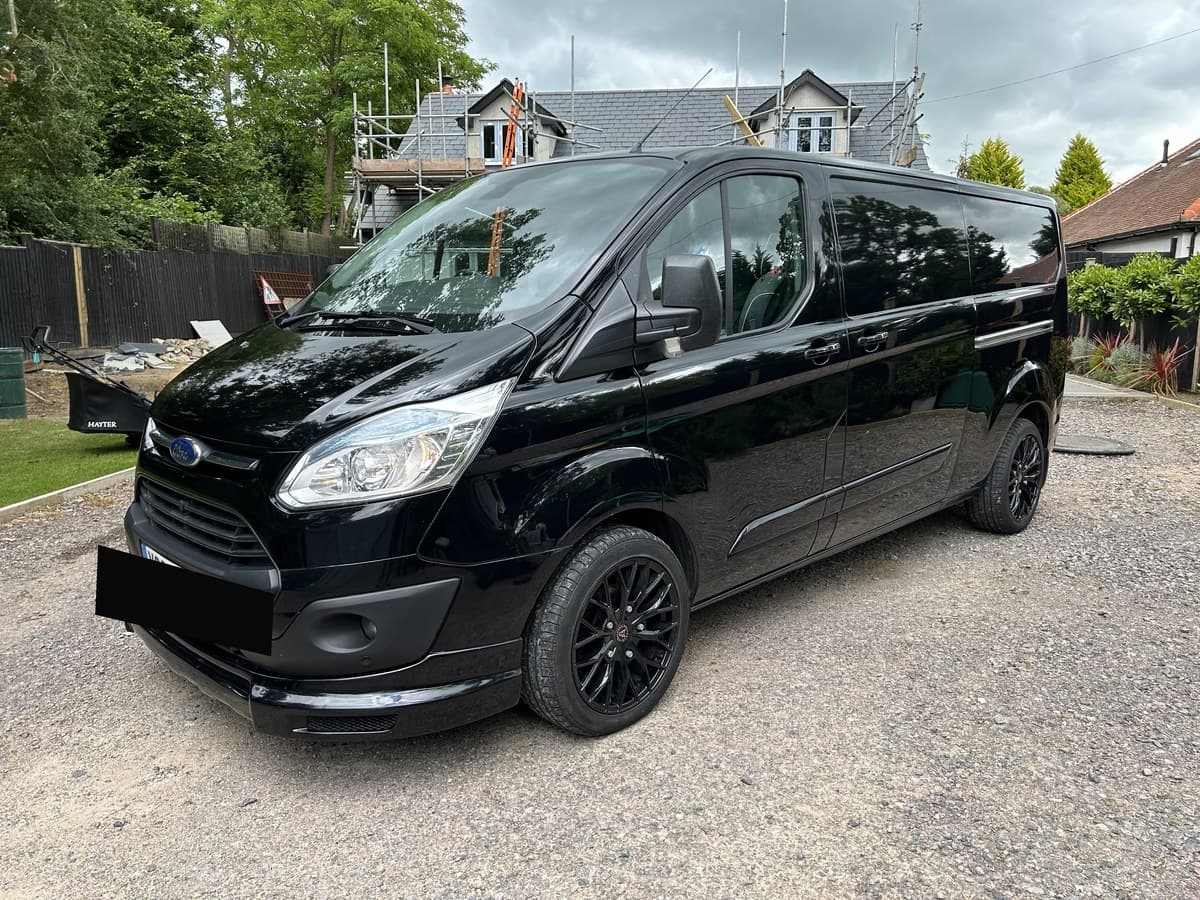 Ford Transit with blocked DPF filter and failed EGR valve